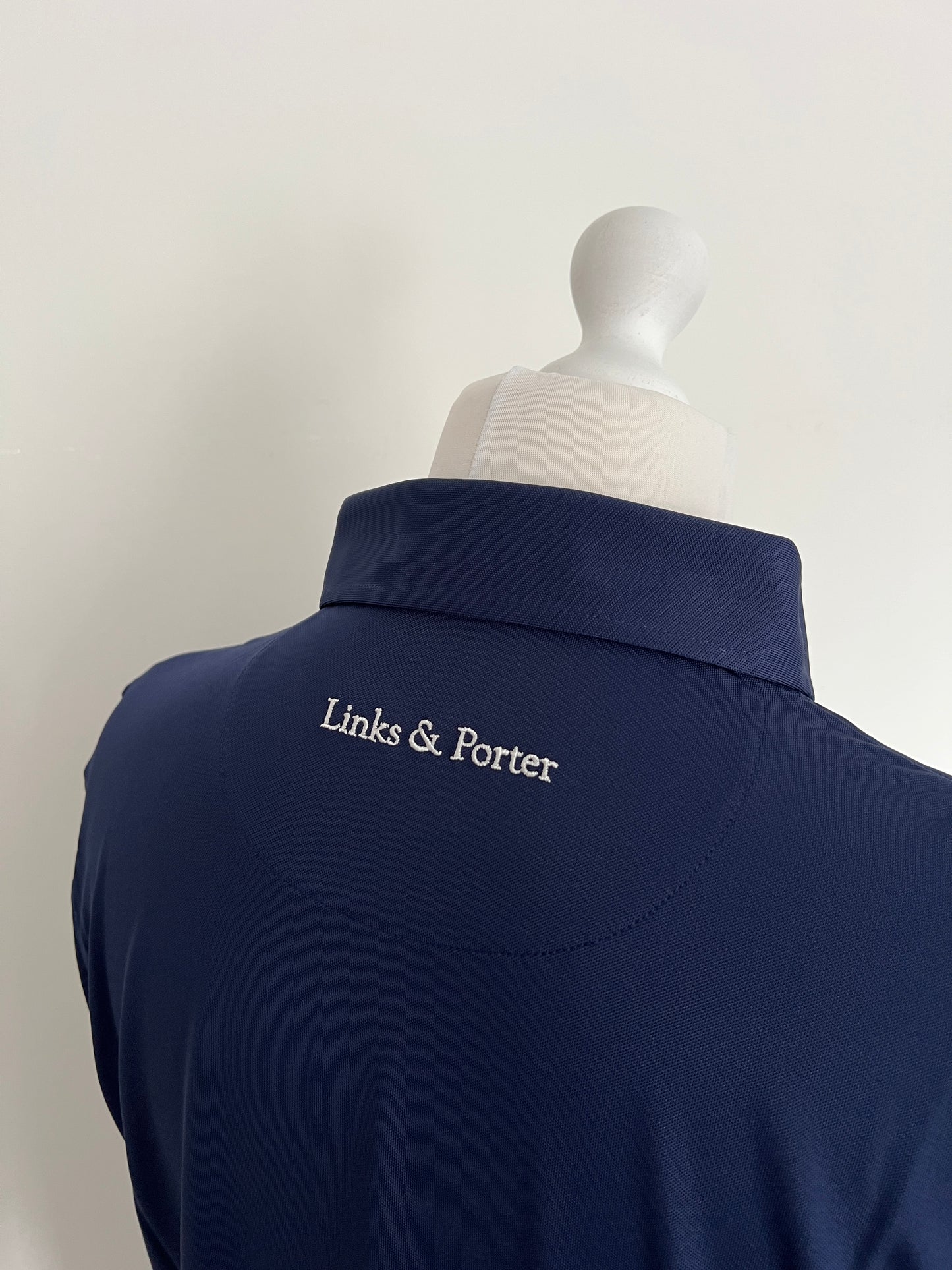Classic Piqué Polo - Navy Blue