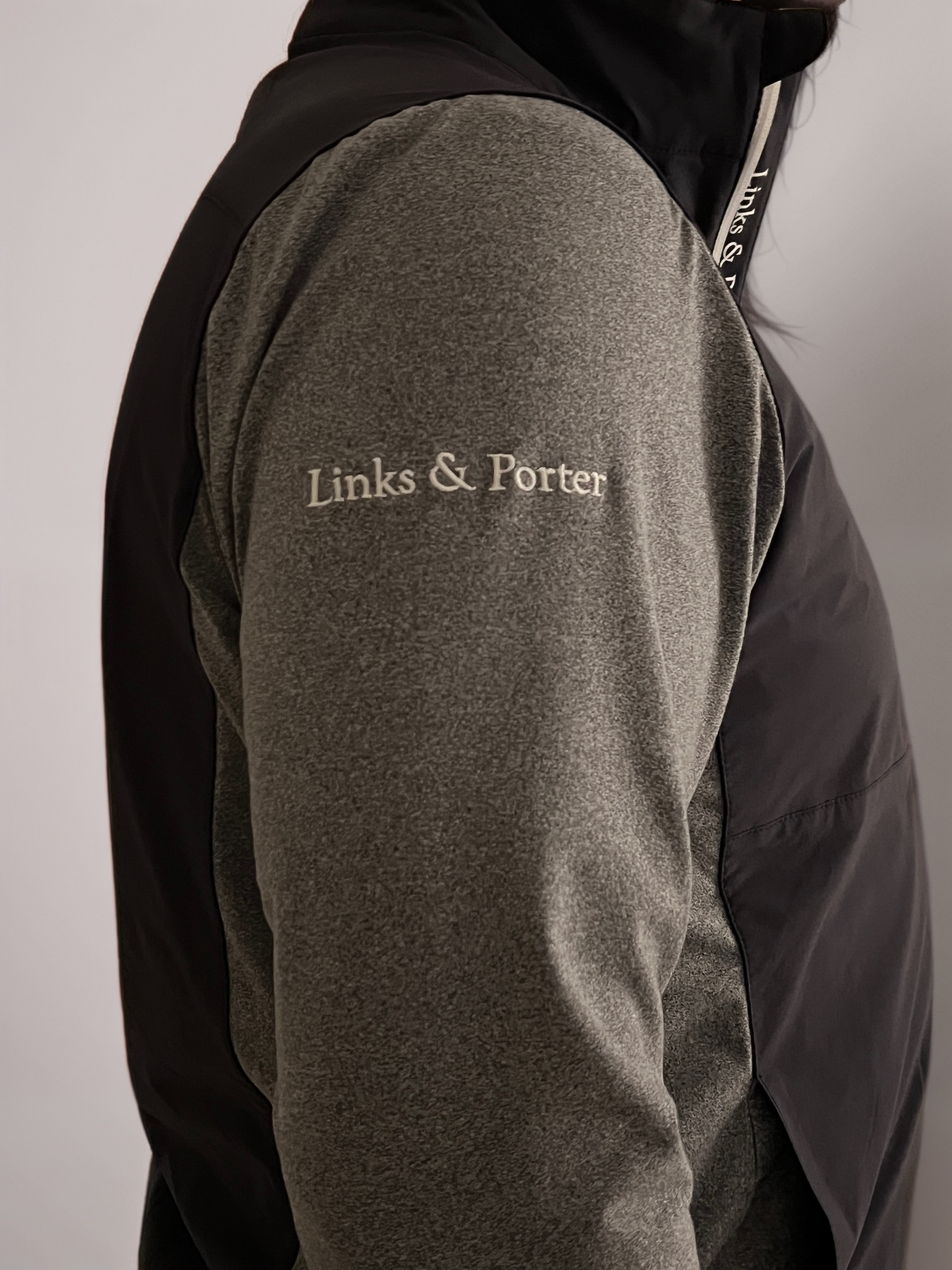 Performance Links Jacket - Charcoal & Grey