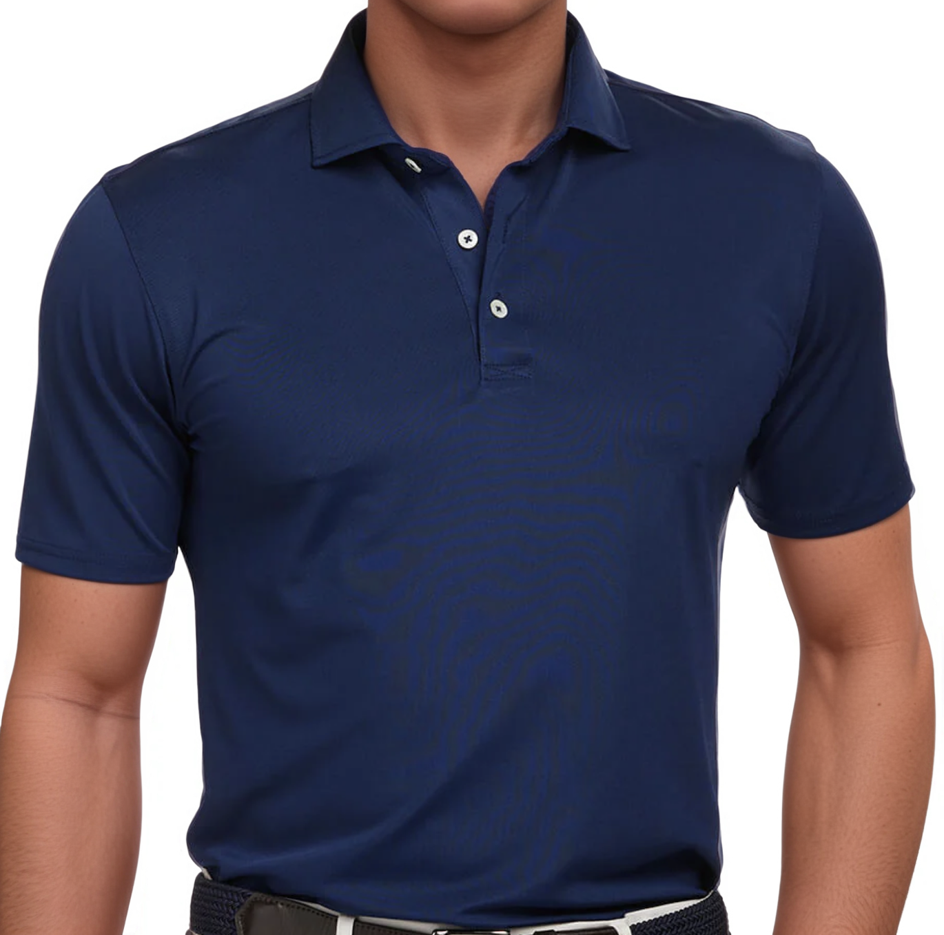 Classic Piqué Polo - Navy Blue